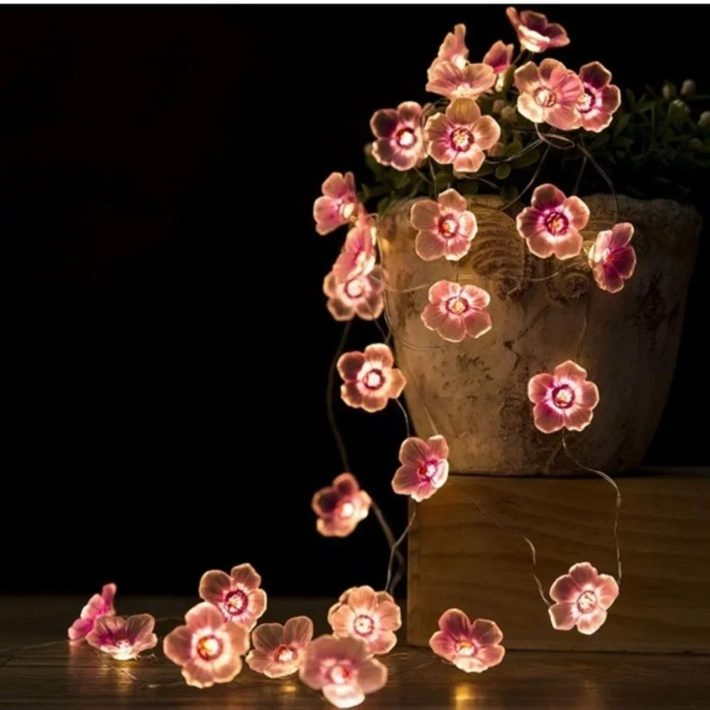 Japanese Cherry Blossom LED Night Light Room Decor
